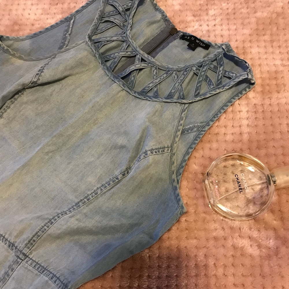 Denim Dress fit and flare